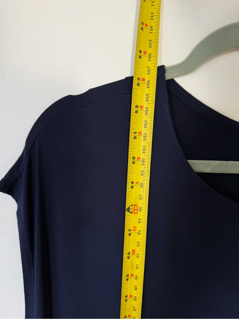 Eileen Fisher Navy Viscose Jersey Wide Leg Jumpsuit XL Made in USA
